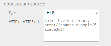 Figure 55: HLS CONFIGURATION