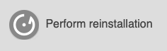 Figure 14: REINSTALLATION BUTTON
