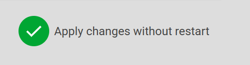 Figure 41: STREAM DESTINATIONS APPLY CHANGES